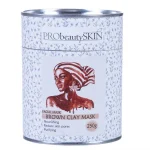ماسک خاک رس قهوه ای | Brown clay mask – پرو بیوتی اسکین ۲۵۰ گرم
