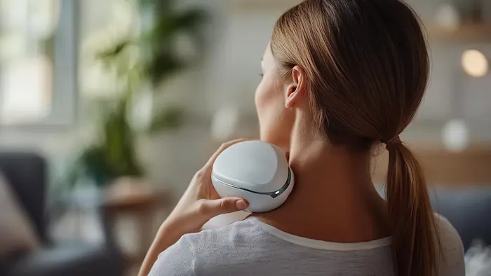 ماساژ گردن با ماساژور برقی 5415646410