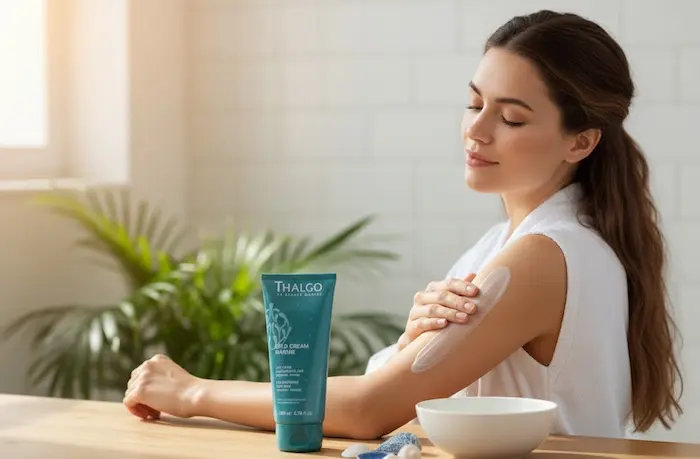 استفاده خانم ها از اسکراب دریایی تالگو برای کل بدن 4545454