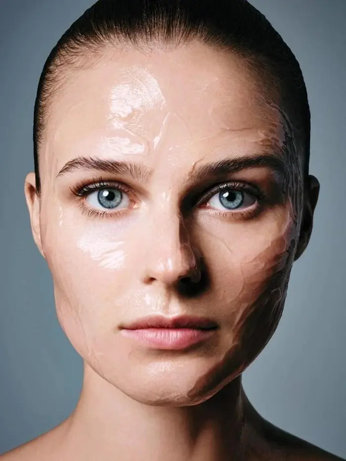 پوست چرب و براق در خانم ها 543423423